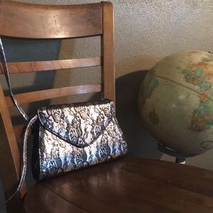 Black and Gold Lace Neiman Marcus Evening Bag